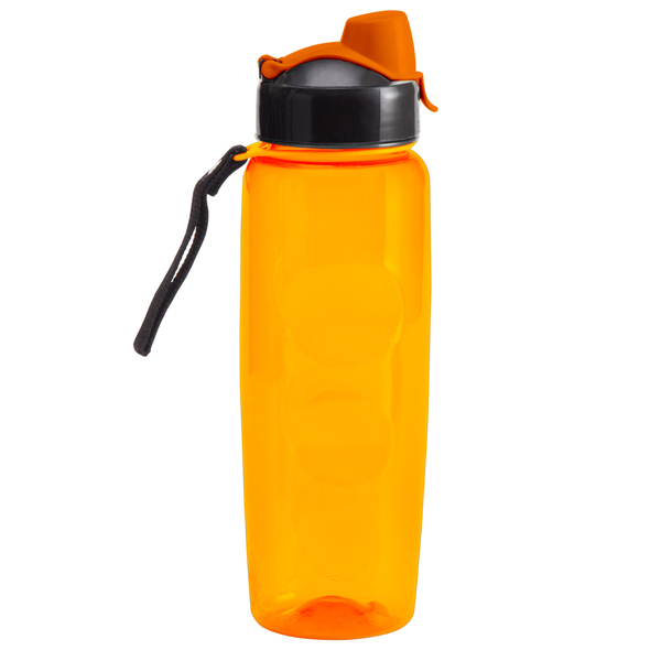 Bidon Jolly 700 ml, pomarańczowy z nadrukiem logo b