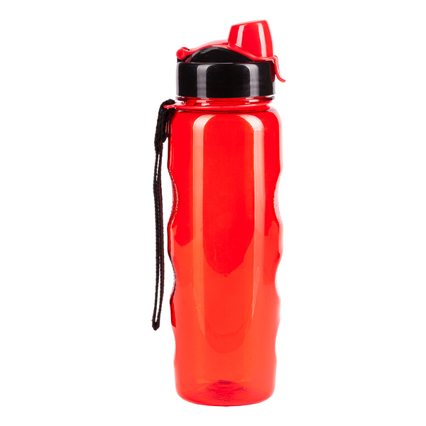 Bidon Jolly 700 ml, czerwony z nadrukiem logo b