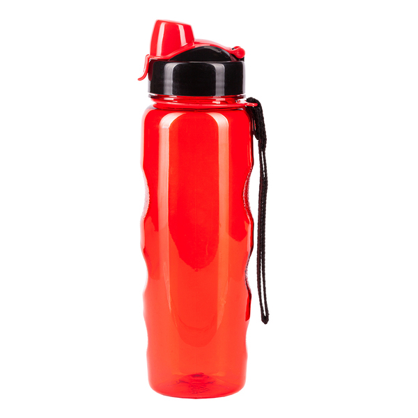 Bidon Jolly 700 ml, czerwony z nadrukiem logo c