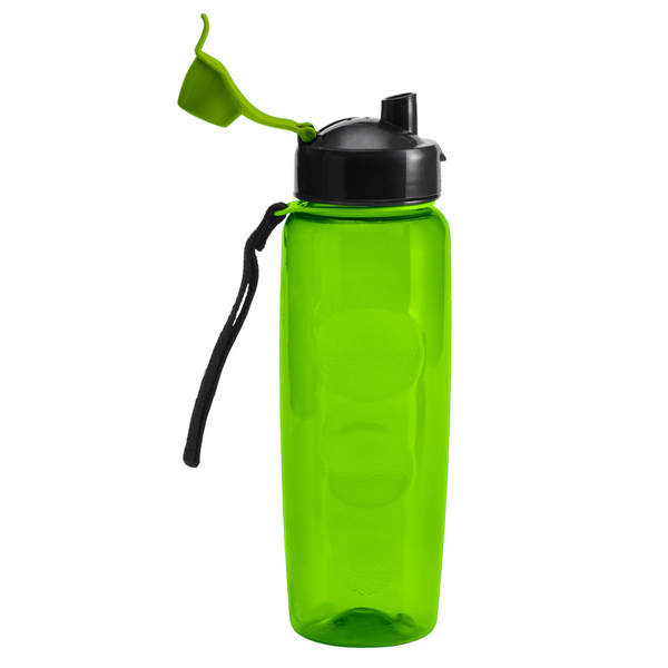 Bidon Jolly 700 ml, zielony z nadrukiem logo a