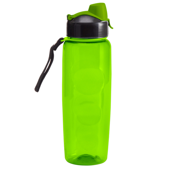 Bidon Jolly 700 ml, zielony z nadrukiem logo b
