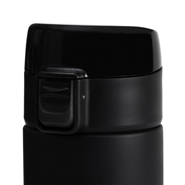 Kubek termiczny Oslo 500 ml, czarny z nadrukiem logo c