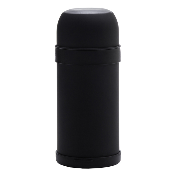 Termos Picnic Amigo 1200 ml, czarny z nadrukiem logo c