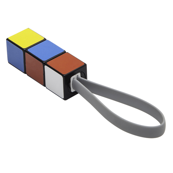 Kabel USB Color click&go, mix z nadrukiem logo a