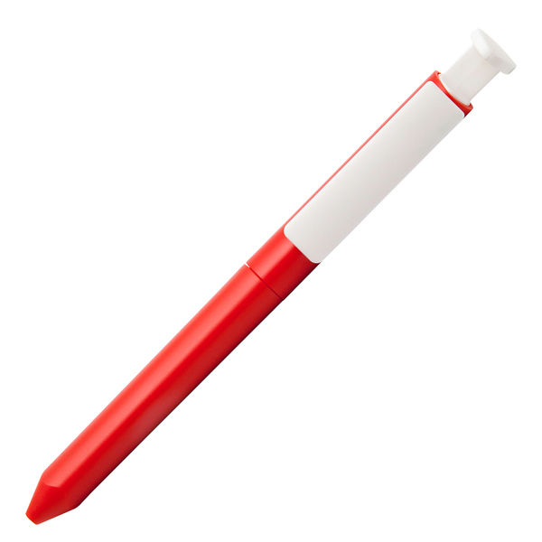 Długopis CellReady, czerwony z nadrukiem logo c