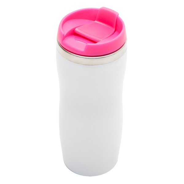 Kubek termiczny Askim 350 ml, różowy