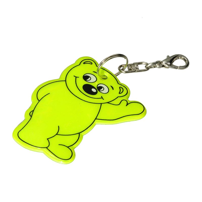 Brelok Beary, żółty z nadrukiem logo a