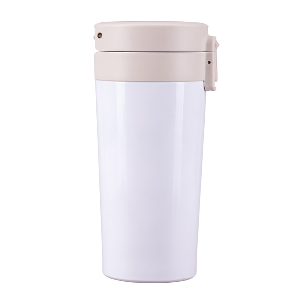 Kubek termiczny Casper 350 ml, biały z nadrukiem logo d