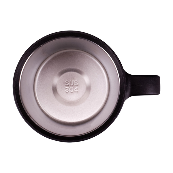 Kubek z uchem Chillout 350 ml, biały z nadrukiem logo c