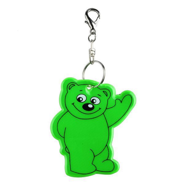 Brelok Beary, ciemny zielony z nadrukiem logo - zdjęcie produktu
