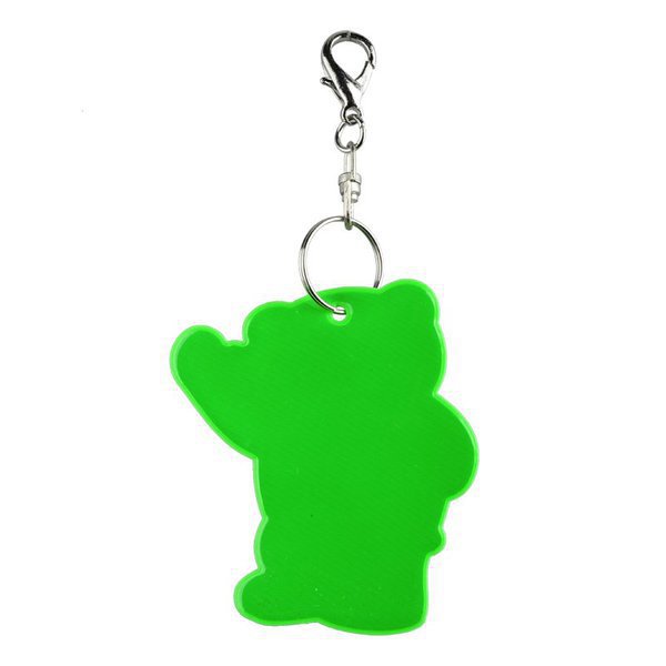 Brelok Beary, ciemny zielony z nadrukiem logo b