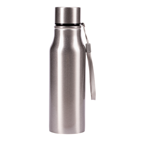 Bidon stalowy Fun Tripping 700 ml, srebrny z nadrukiem logo c