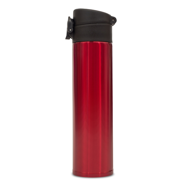 Kubek termiczny Moline 350 ml, czerwony z nadrukiem logo d
