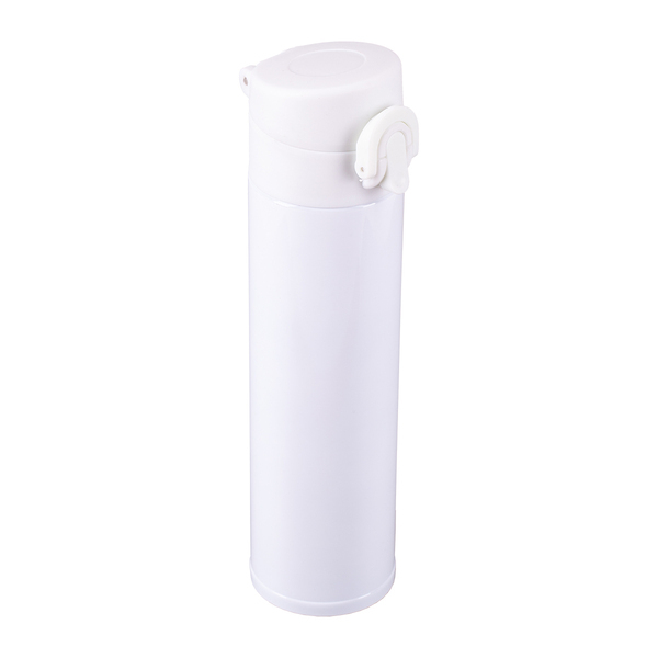 Kubek termiczny Moline 350 ml, biały z nadrukiem logo