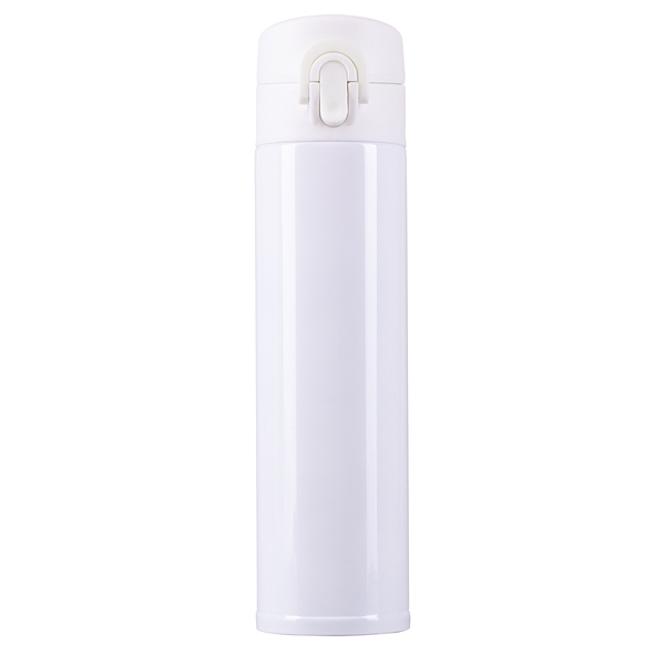 Kubek termiczny Moline 350 ml, biały z nadrukiem logo e