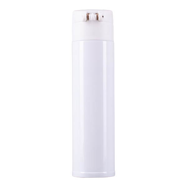 Kubek termiczny Moline 350 ml, biały z nadrukiem logo f