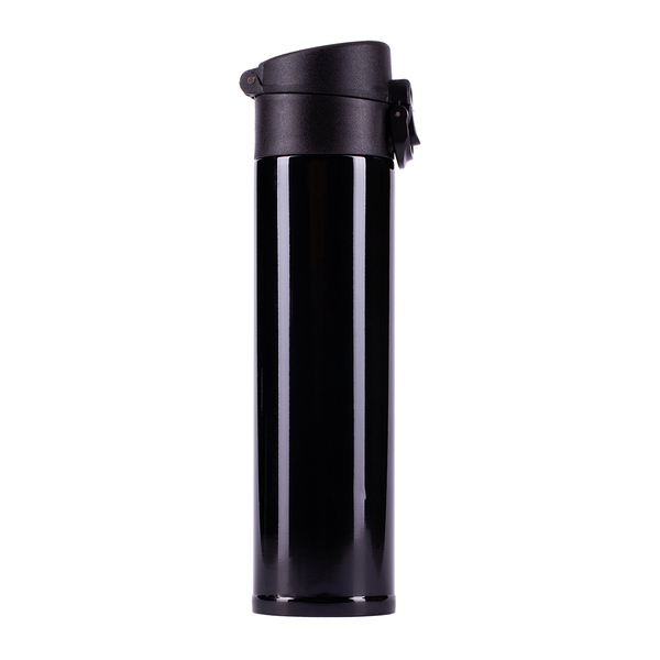 Kubek termiczny Moline 350 ml, czarny z nadrukiem logo d