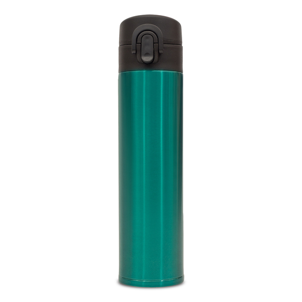 Kubek termiczny Moline 350 ml, zielony z nadrukiem logo c