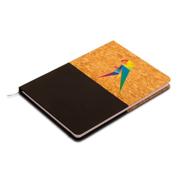 Notes Girona, czarny z nadrukiem logo c