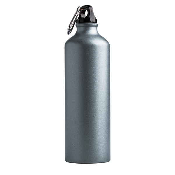 Bidon aluminiowy Tripper 800 ml, grafitowy z nadrukiem logo b