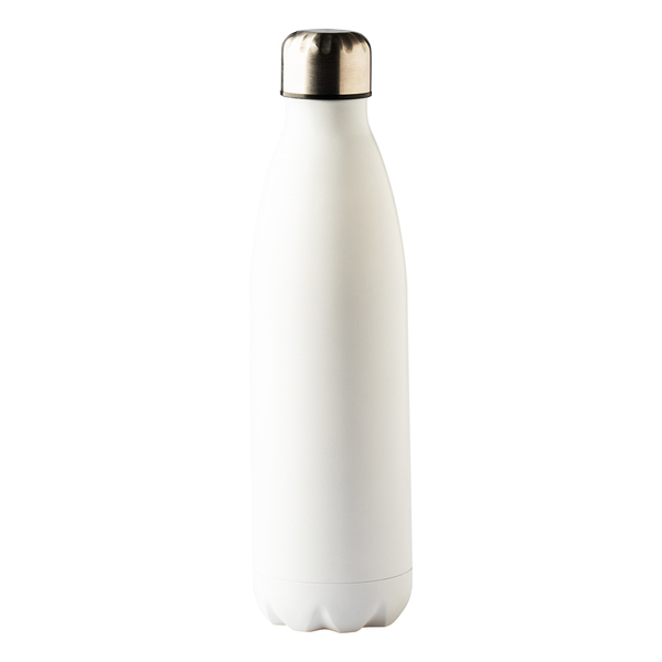Butelka termiczna Inuvik 700 ml, biały z nadrukiem logo c