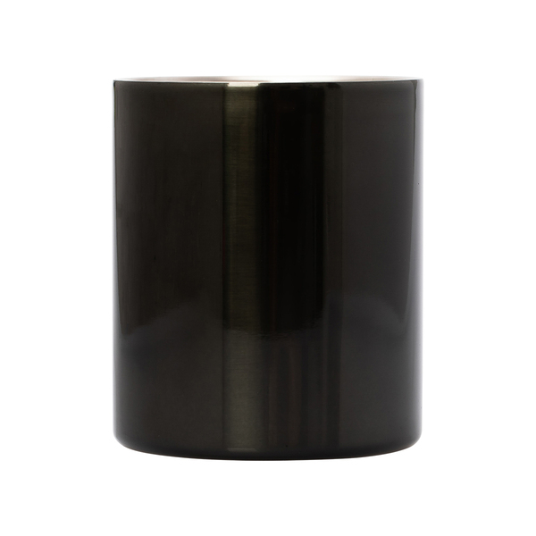 Kubek stalowy Stalwart 300 ml, czarny z nadrukiem logo c