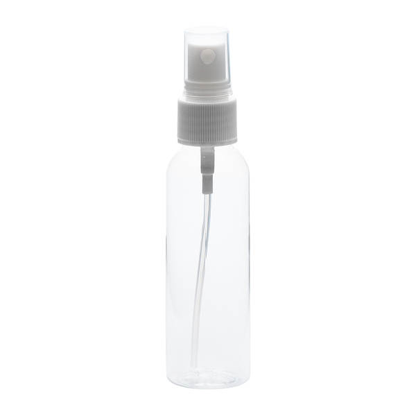 Butelka 60 ml z atomizerem, biały z nadrukiem logo
