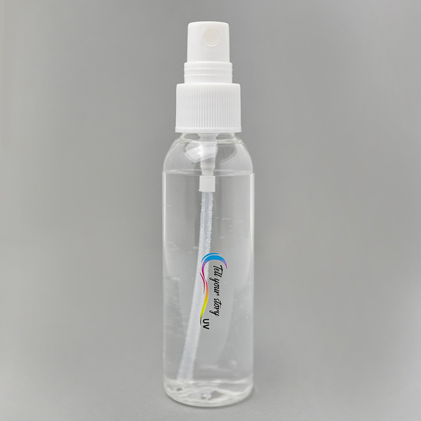 Butelka 60 ml z atomizerem, biały z nadrukiem logo a