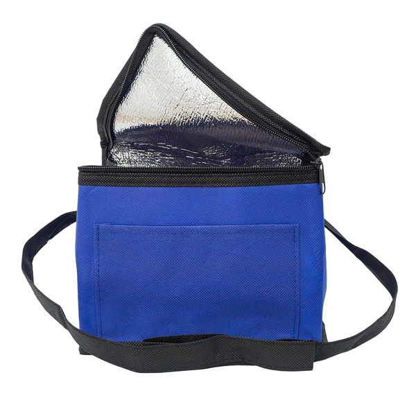 Torba termoizolacyjna na lunch Keep-it-cool, niebieski z nadrukiem logo f