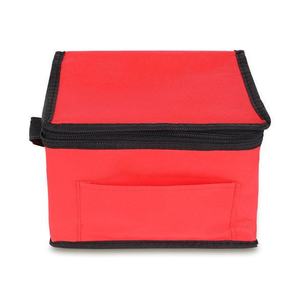 Torba termoizolacyjna na lunch Keep-it-cool, czerwony z nadrukiem logo a
