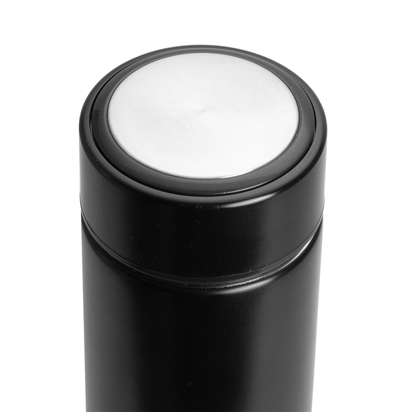 Termos Osseo 450 ml, czarny z nadrukiem logo d