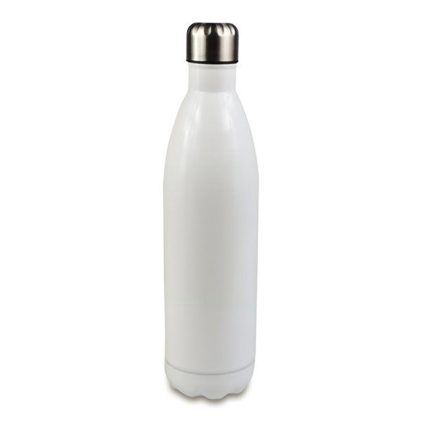 Butelka termiczna Orje 700 ml, biały z nadrukiem logo - zdjęcie produktu