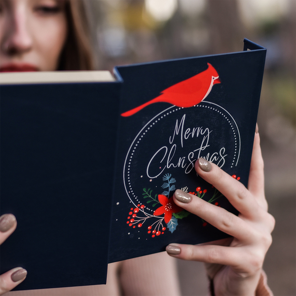 Notes i planner w upominkowym pudełku Kampa, granatowy - druga jakość z nadrukiem logo f