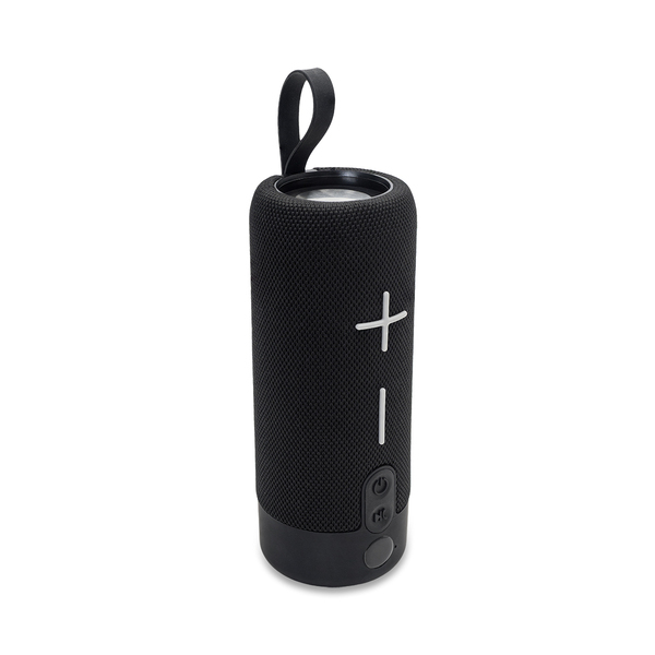 Głośnik Bluetooth Roller, czarny z nadrukiem logo c