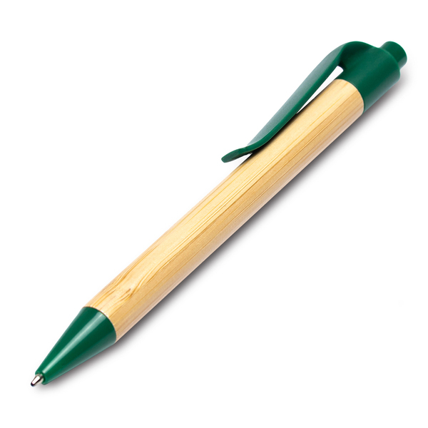 Zestaw upominkowy notes z długopisem Forest, zielony z nadrukiem logo e
