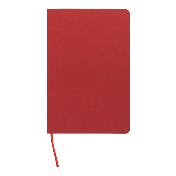 Zestaw upominkowy notes z długopisem Forest, czerwony z nadrukiem logo c