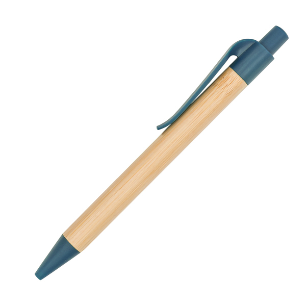 Zestaw upominkowy notes z długopisem Forest, granatowy z nadrukiem logo c