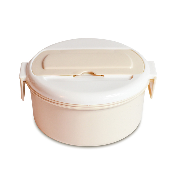 Pojemnik na lunch Tastyway 1000 ml, beżowy z nadrukiem logo f