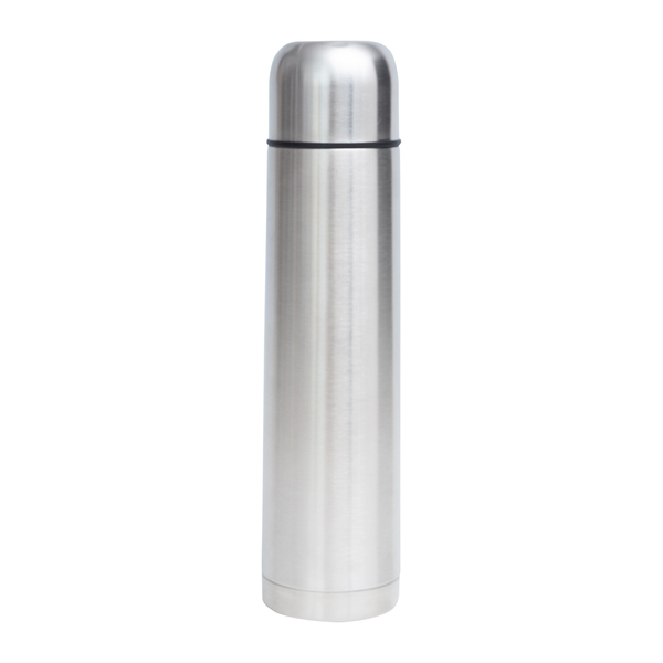 Termos Livin 1000 ml, srebrny z nadrukiem logo g