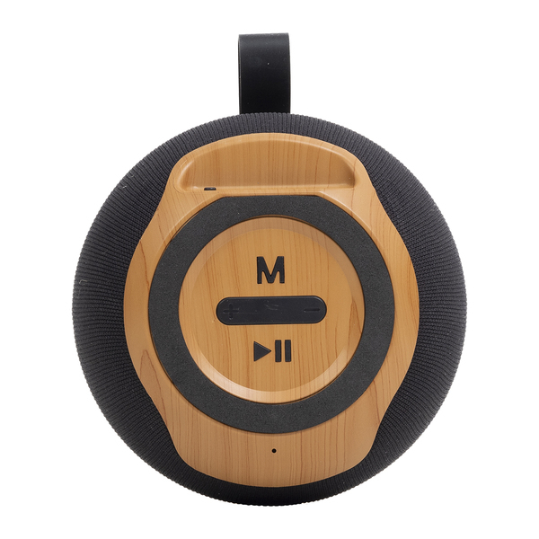 Głośnik Bluetooth Ball, czarny z nadrukiem logo e