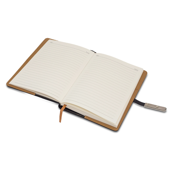 Notes La Mora, czarny z nadrukiem logo a