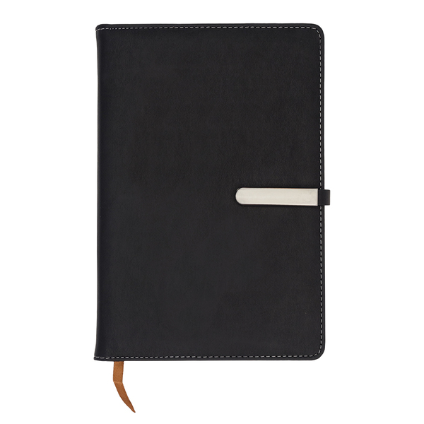 Notes La Mora, czarny z nadrukiem logo c