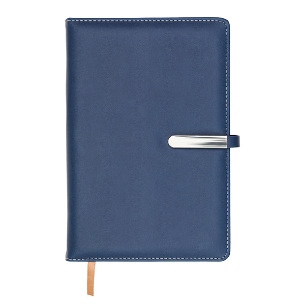 Notes La Mora, granatowy z nadrukiem logo d