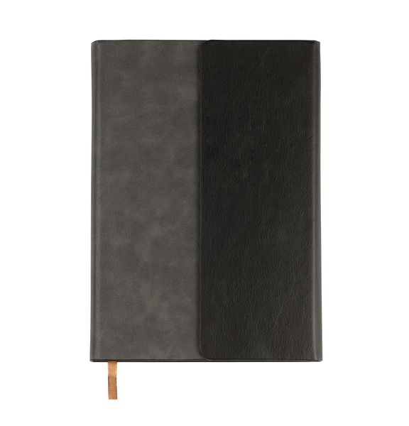 Notes Prato, szary z nadrukiem logo d