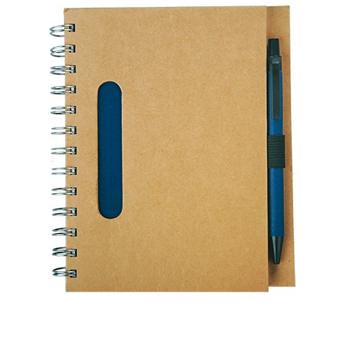 Notes 120x180/70k linia Envivo, granatowy/beżowy z nadrukiem logo b