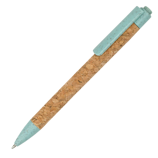 Zestaw z notesem Tossa, zielony z nadrukiem logo c