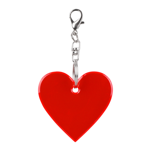 Brelok Affection, czerwony z nadrukiem logo - zdjęcie produktu