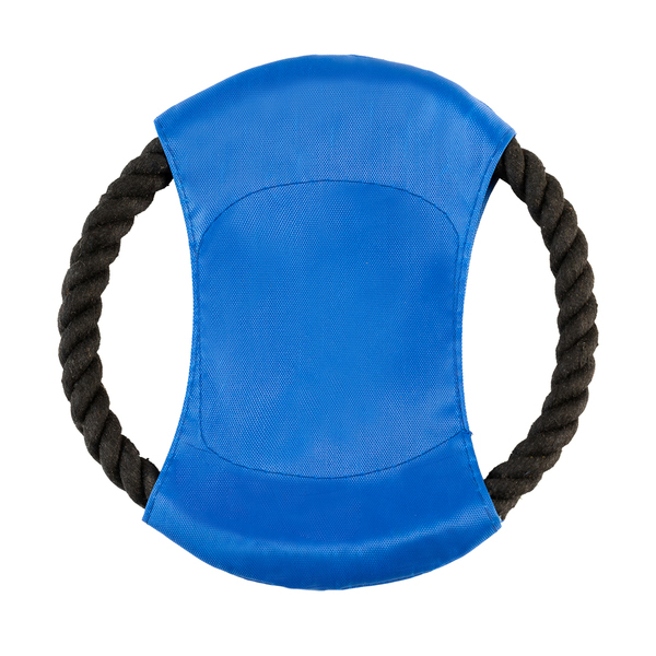 Frisbee dla psa Hop, niebieski z nadrukiem logo b