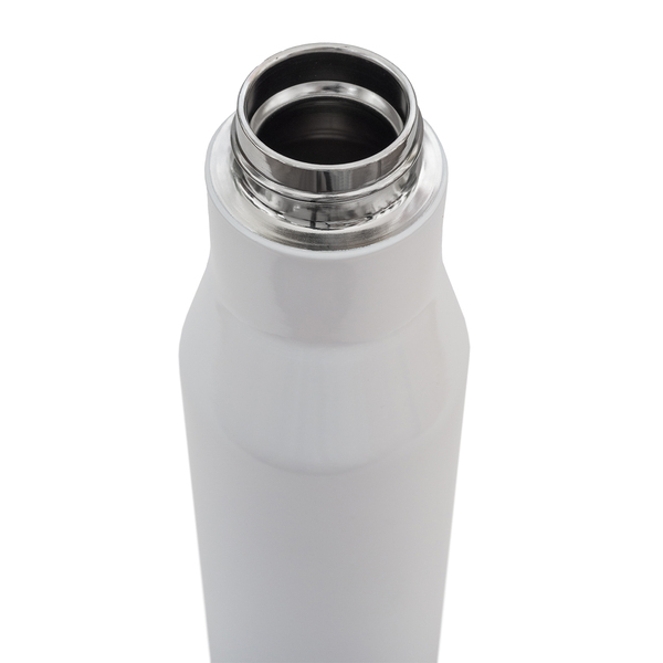 Butelka termiczna Lavotto 500 ml, biały z nadrukiem logo b
