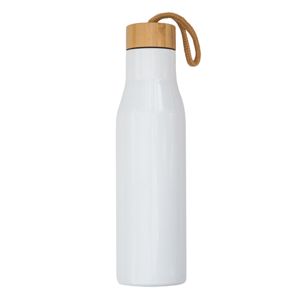 Butelka termiczna Lavotto 500 ml, biały z nadrukiem logo c